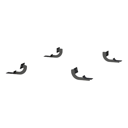 Aries Mounting Brackets for 6" Oval Side Bars, 4506 4506